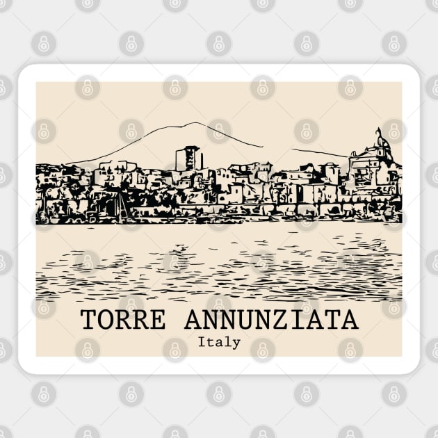 Torre Annunziata - Italy Magnet by Lakeric